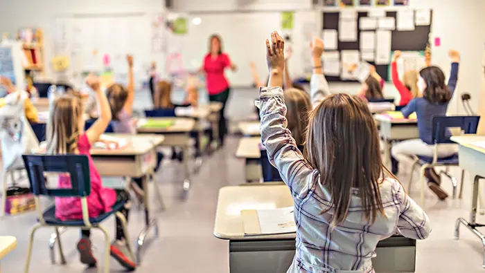 children in a classroom