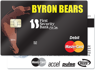 Byron Bear Debit Card